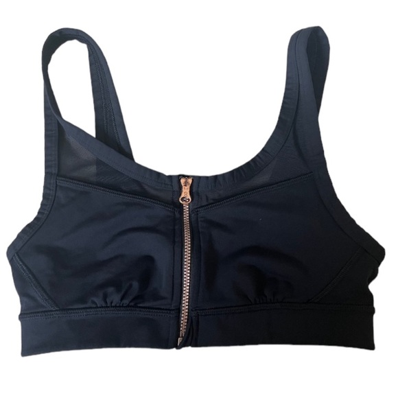 LULULEMON ATHLETICA Zip-Up Mesh Sports Bra Sz 6 - Picture 11 of 14